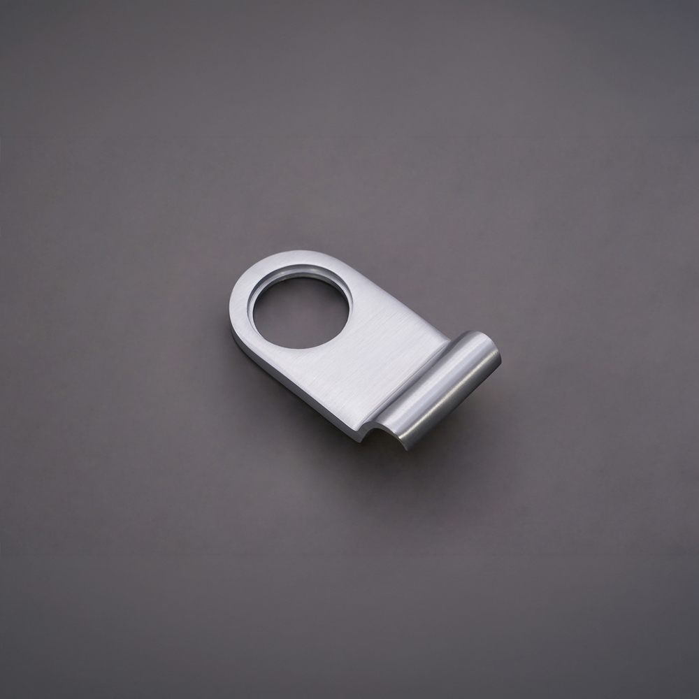 Spira Brass Satin Chrome Victorian Cylinder Pull Image 2