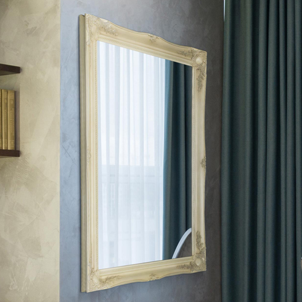 MirrorOutlet Hamilton Cream Shabby Chic Wall Mirror 106 x 76cm Image 2