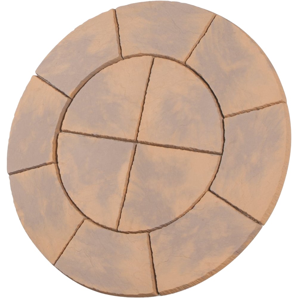 Chalice Circle Paving - Honey Brown Image