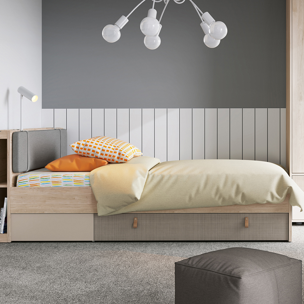 Rooms to go bed with drawers discount