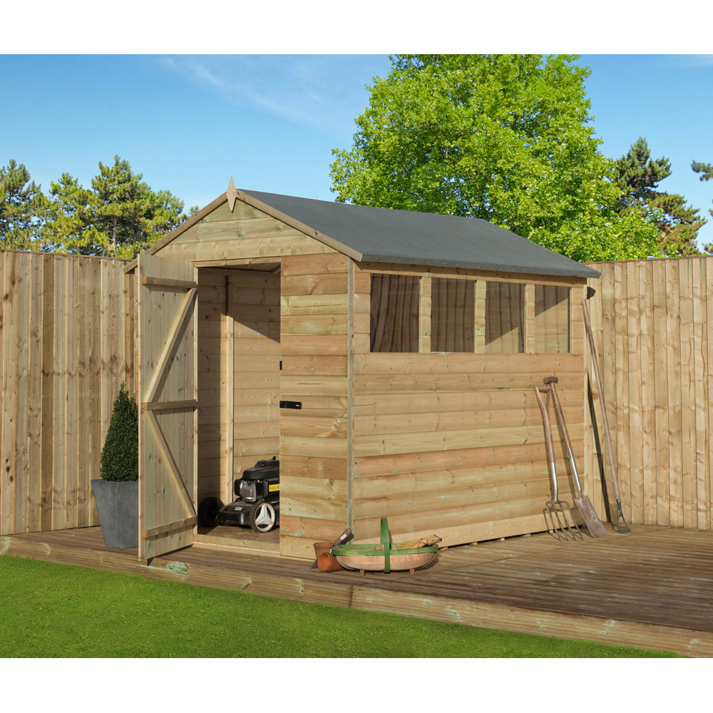 Empire Sheds 9200 5 x 8ft Tongue and Groove Apex Garden Shed Image 3