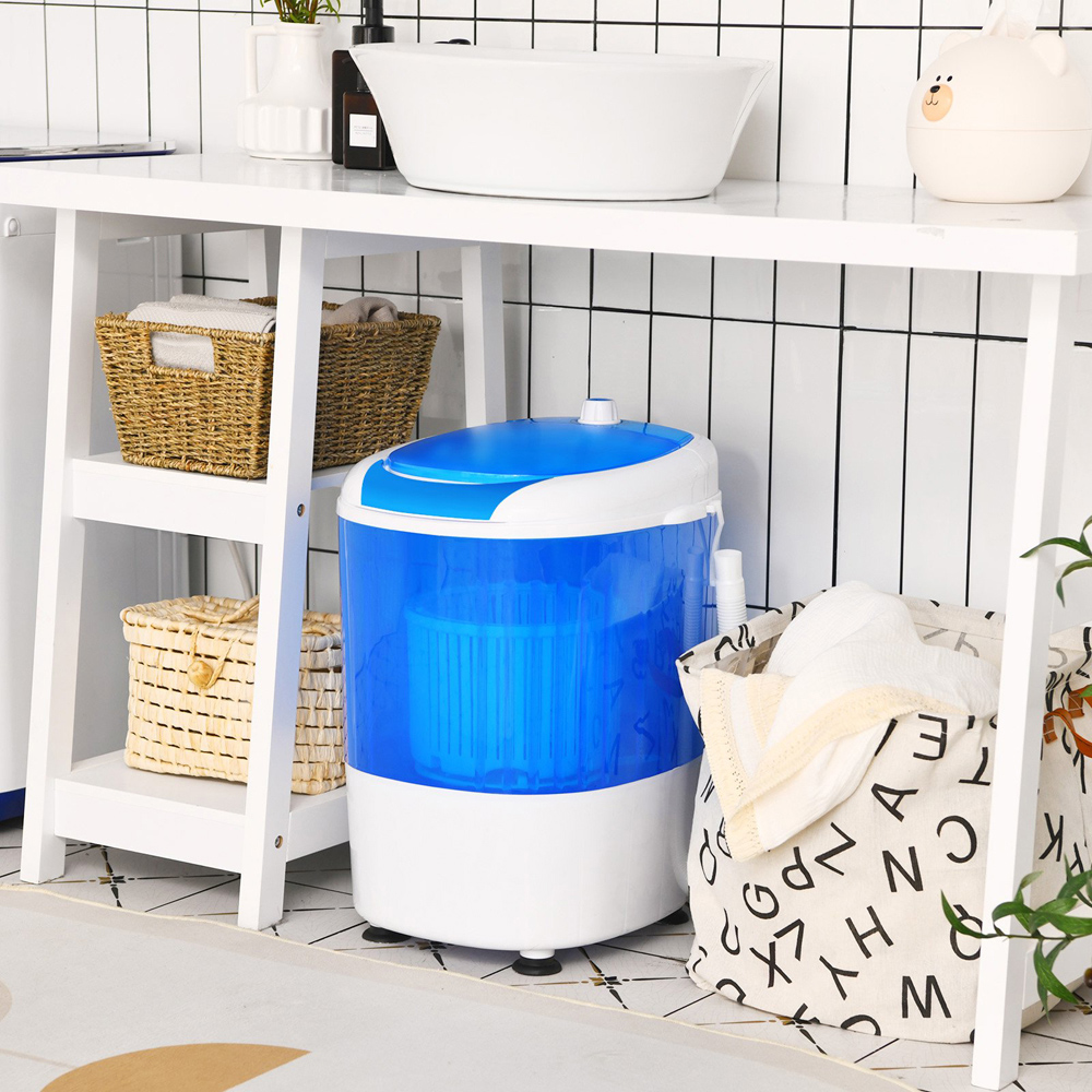 Costway 2 in 1 Portable Mini Single Tub Laundry Washing Machine 170W Image 2