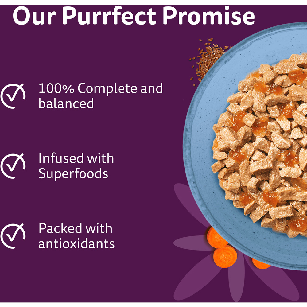 Pack of 6 Whiskas Superfoods in Jelly Cat Food Trout with Tuna Image 7