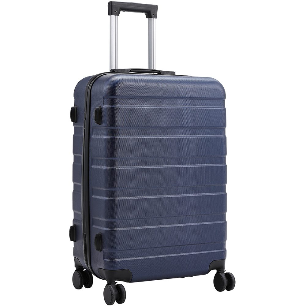 H&O Direct Small Blue ABS Spinner Wheel Luggage Case Image 1