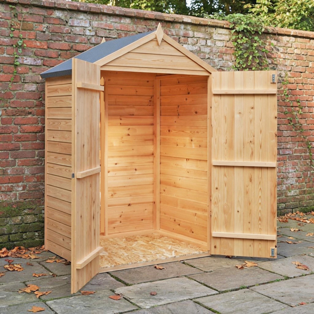 Shire 4 x 3ft Double Door Dip Treated Overlap Shed Image 5