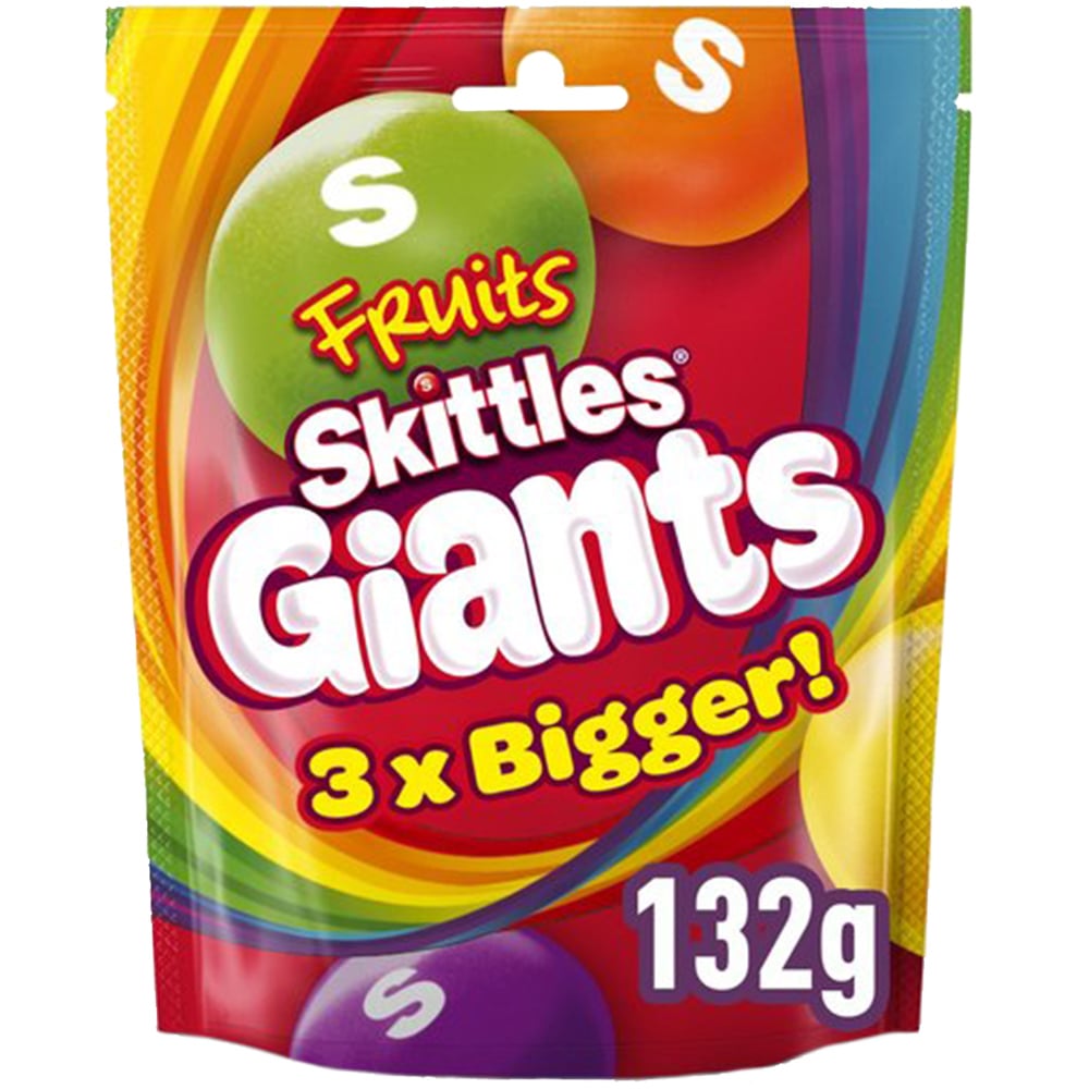 Skittles Giant Fruits 132g Image