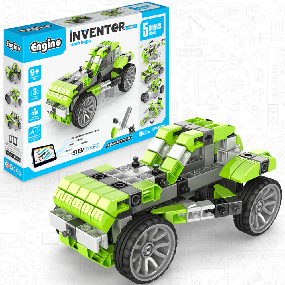 Engino Inventor Mechanics Beach Buggy Building Set Image 2