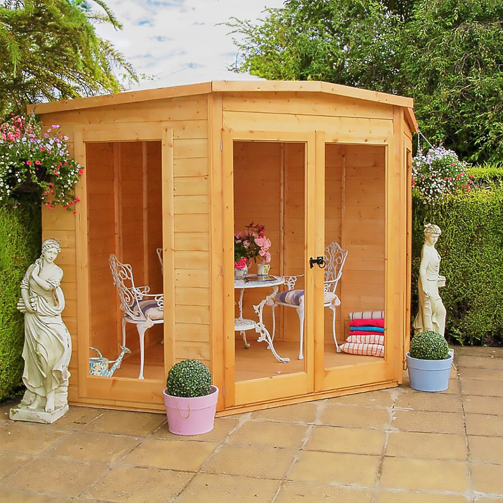 Shire Barclay 8 x 8ft Double Door Traditional Summerhouse Image 2