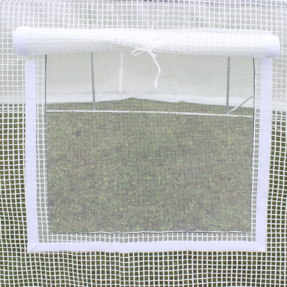 Outsunny White 10 x 6.5ft Replacement Greenhouse Cover Image 4