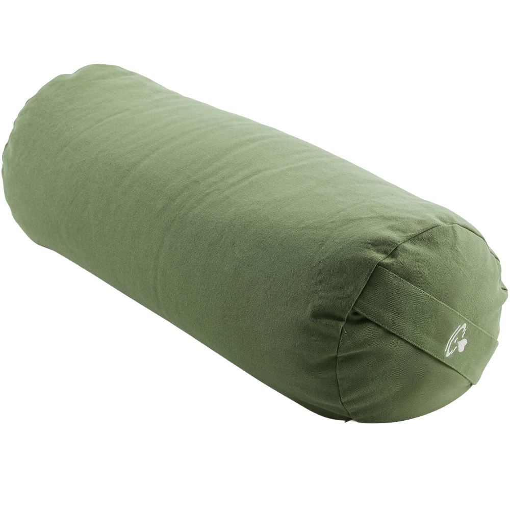Myga Moss Buckwheat Yoga Support Bolster Pillow Image 1