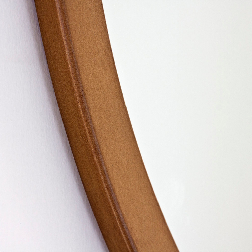 Yearn Bronze Classic Round Wall Mirror 50cm Image 3