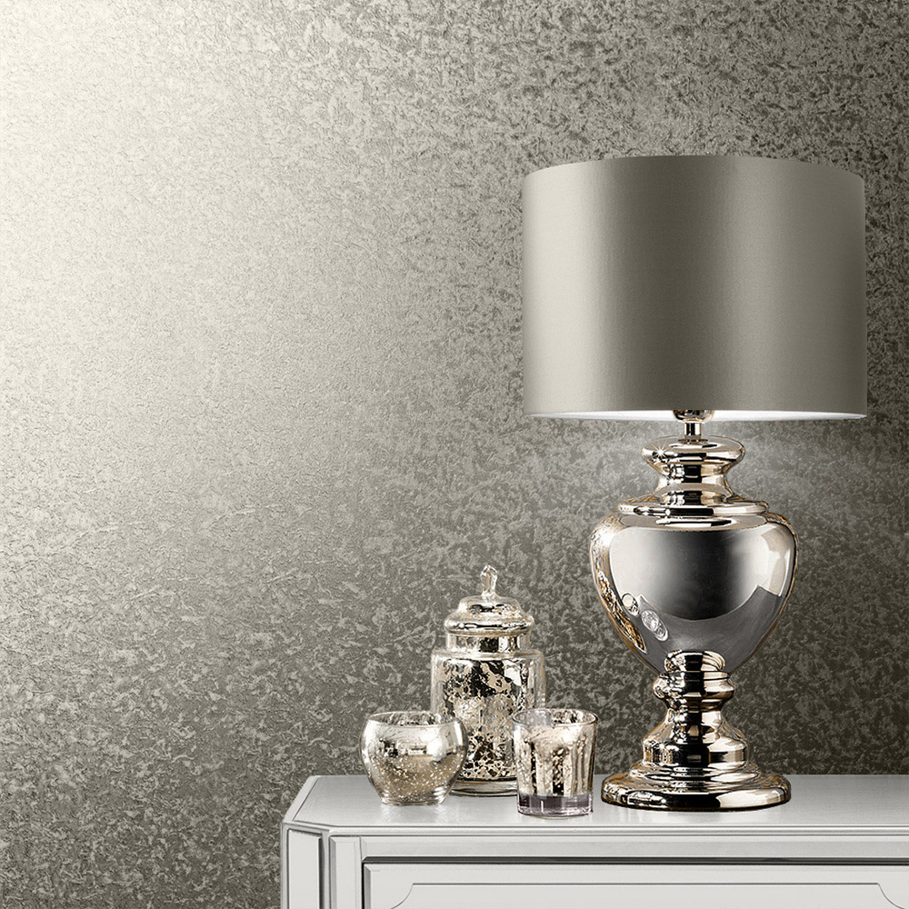 Muriva Crushed Velvet Champagne Wallpaper Image 3