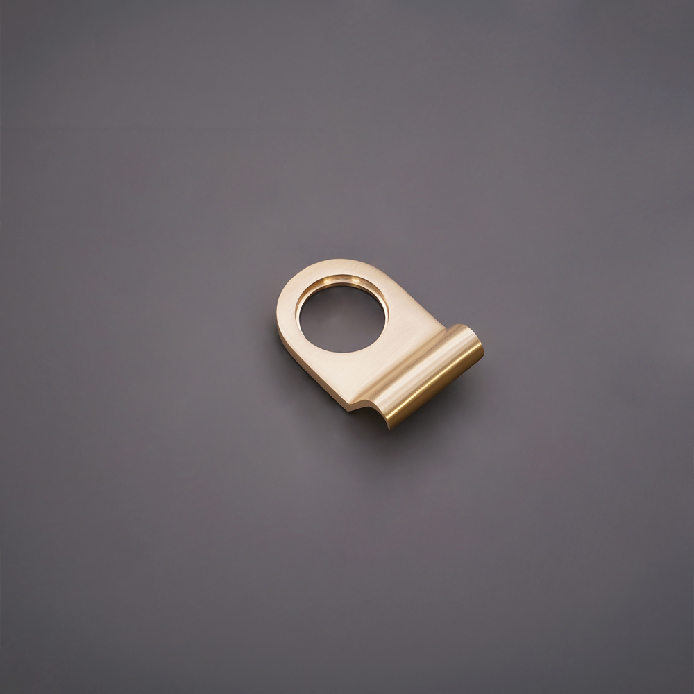 Spira Brass Satin Brass Victorian Cylinder Pull Image 2