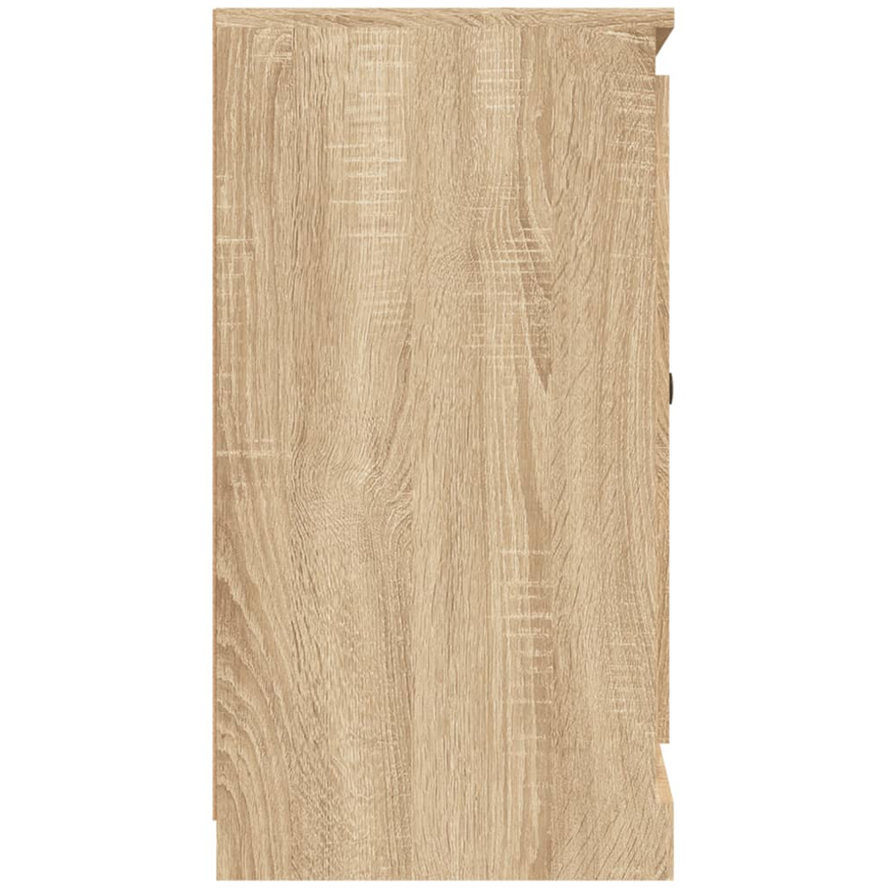 vidaXL 2 Door Sonoma Oak Small Sideboard Image 8