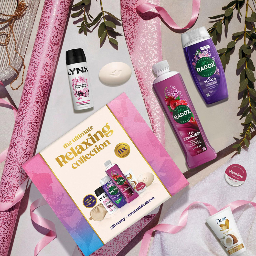 Radox The Ultimate Relaxing Collection Luxury Bath and Body Pamper Women Gift Set 4 Pack Image 2