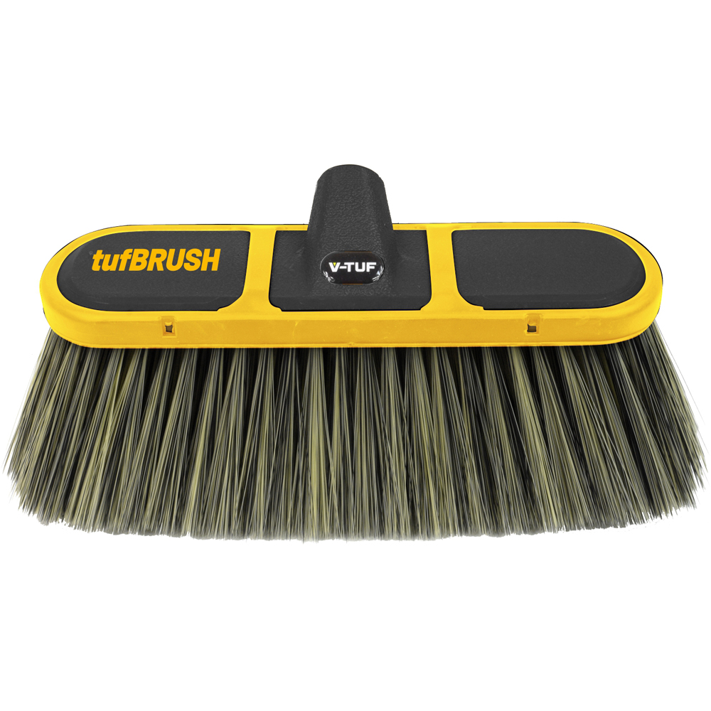 V-TUF tufBRUSH900 Black Car Wash Brush with Rubber Edging Image 2
