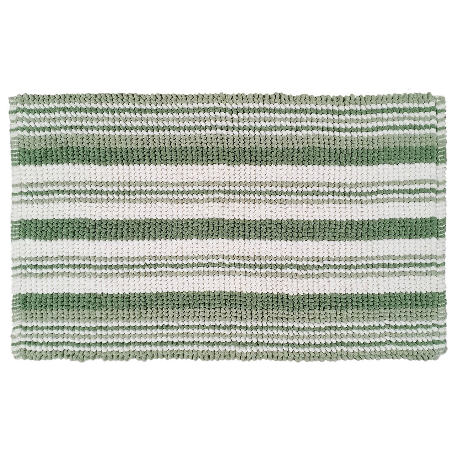 Candy Stripe Bath Mat  - Sage Image