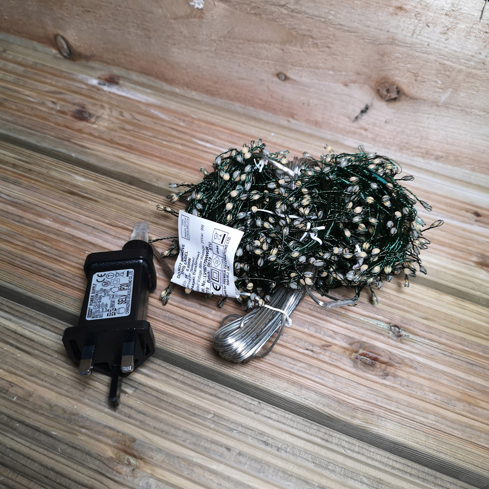 Premier 1000 Cool White LED Christmas String Light 20m Image 4