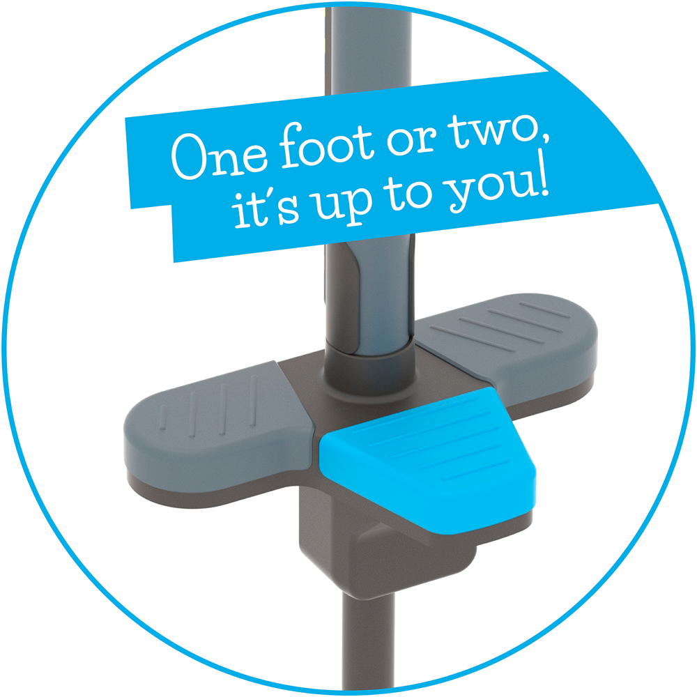 Chillafish Poogi Blue Teen Glow LED Pogo Stick Image 5