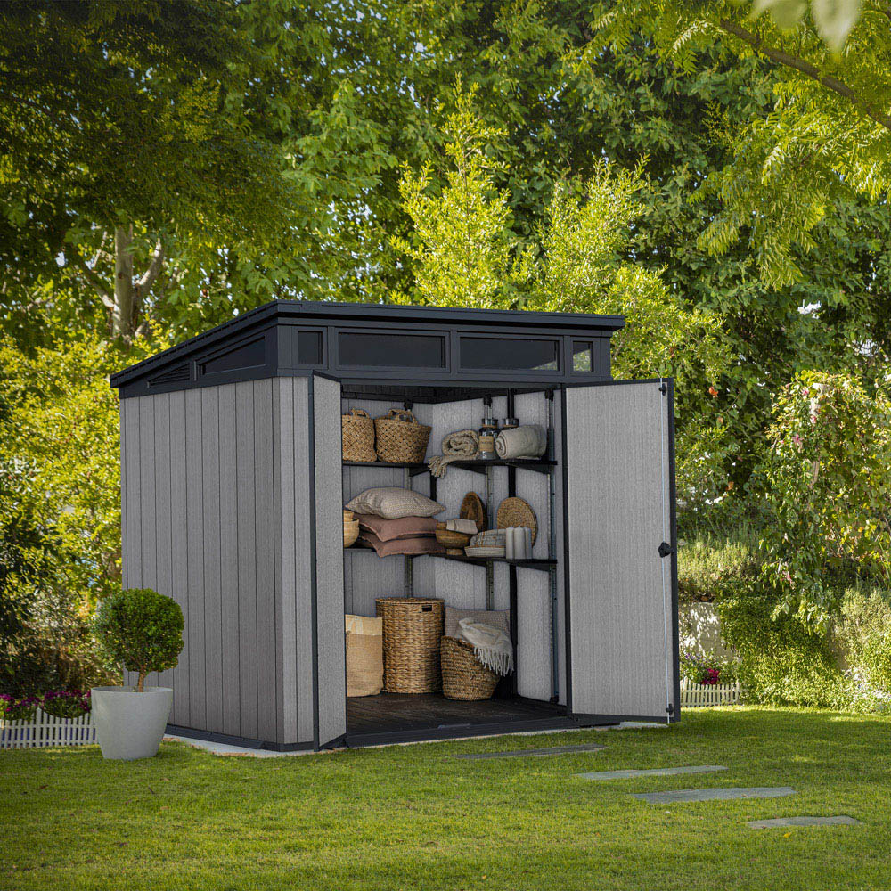 Keter Artizan 2.0 7 x 7ft Grey Pent Garden Shed Image 8