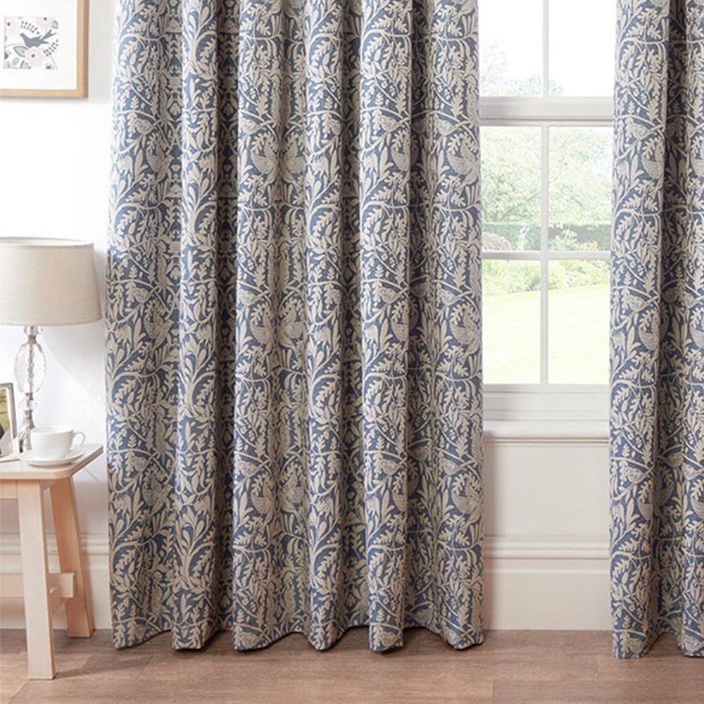 Elmsley Taped Curtain Navy - Navy / 229cm / 168cm Image 5
