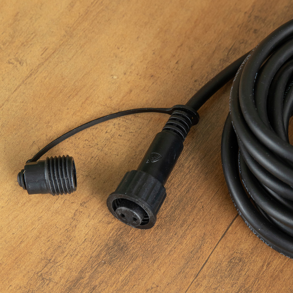 Samuel Alexander Black Christmas Light Connectable Max Extension Cable 5m Image 4