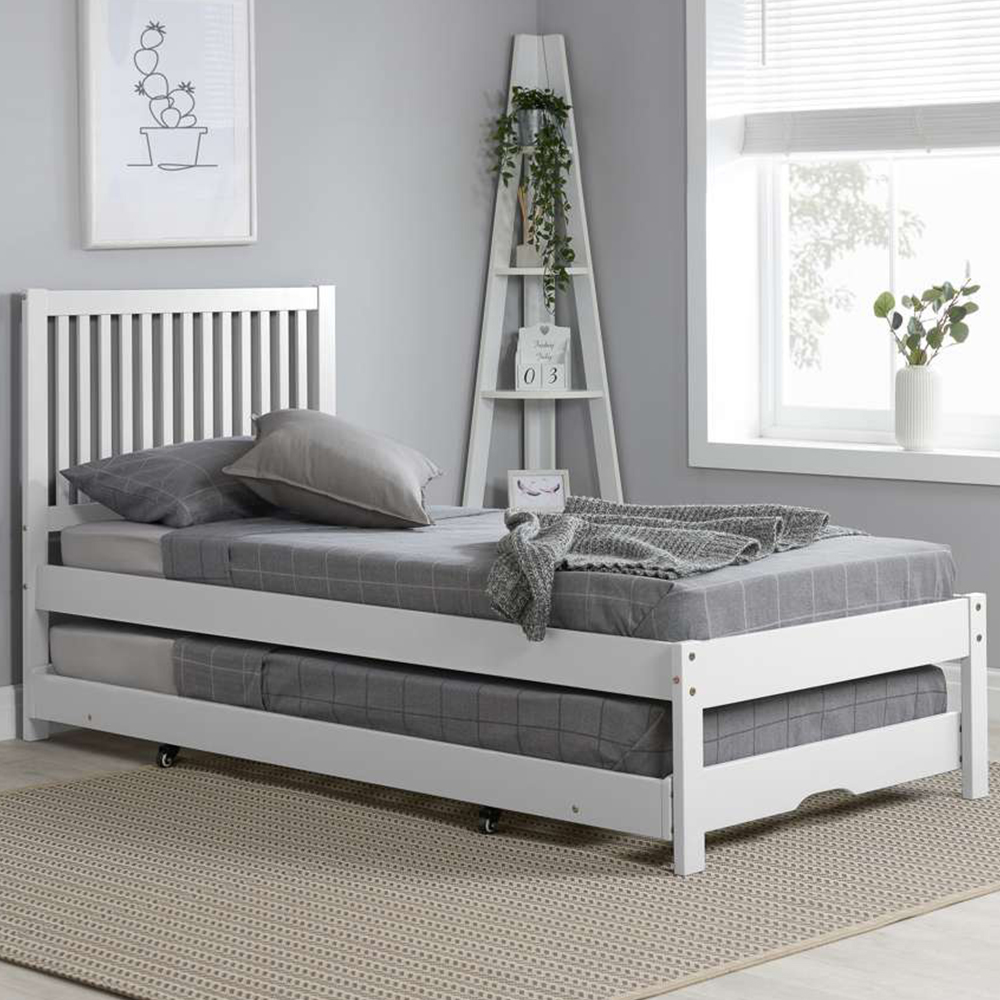 Buxton White Guest Bed with Trundle Image 1