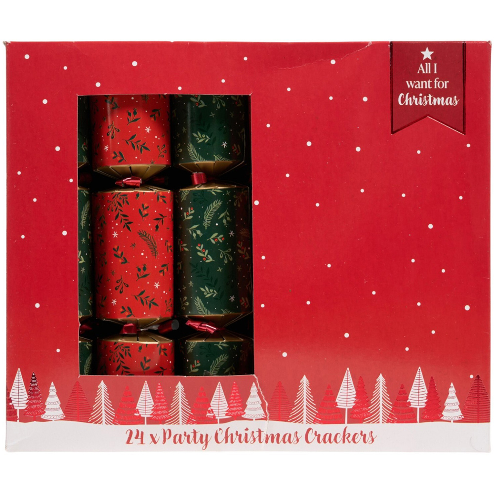Pack of 24 Party Christmas Crackers Image 3