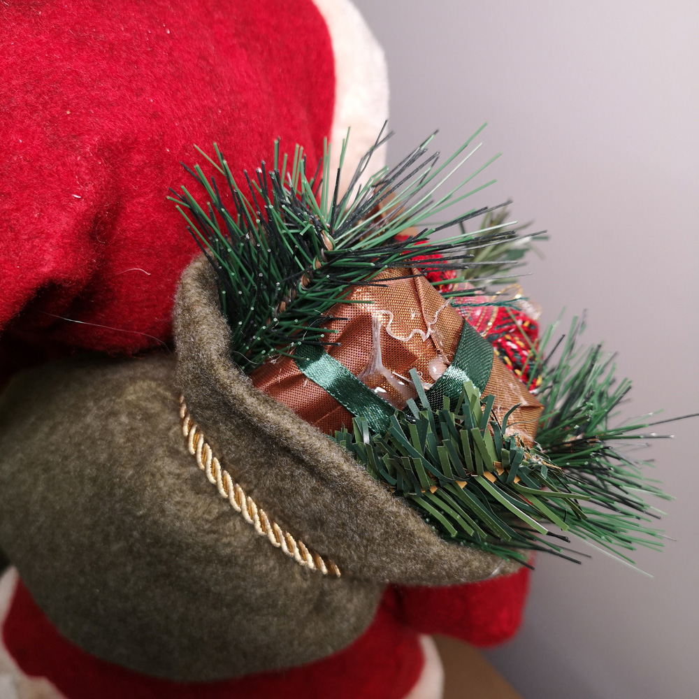 Samuel Alexander Standing Red Santa Claus Christmas Decoration Image 3