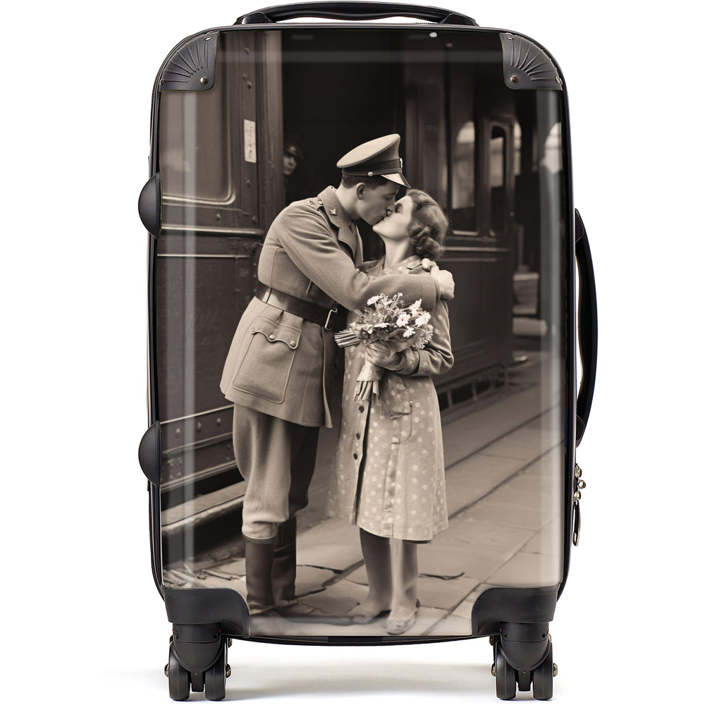 Warren Reed Designer Cabin Time To Say Goodbye Suitcase Image 1