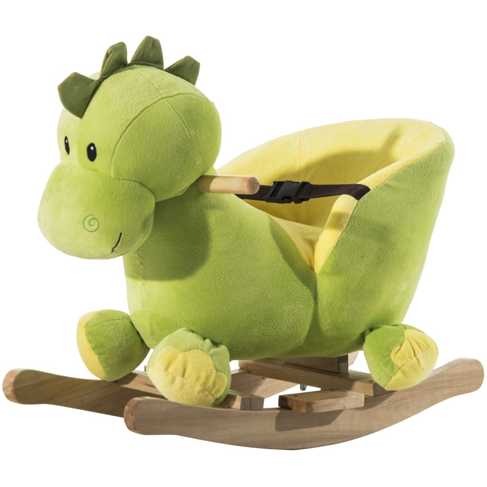 Tommy Toys Rocking Horse Dinosaur Baby Ride On Green Image 1