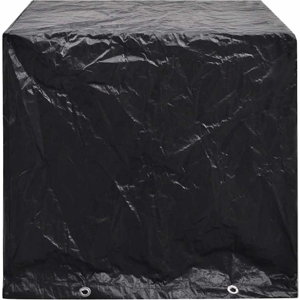 Walplus Black Polyethylene Garden Furniture Cover 122 x 112 x 98cm Image 4