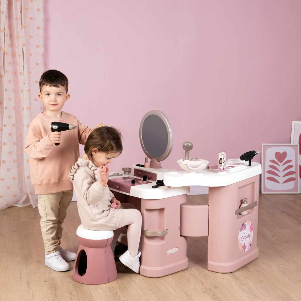 Smoby My Beauty Centre Kids 26 Piece Salon Playset Image 2