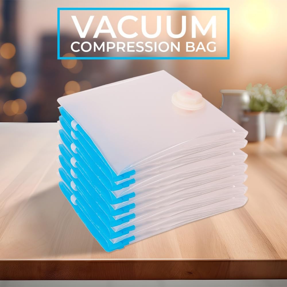 Alivio Double Zip Sealed Reusable Vacuum Storage Bag Image 2