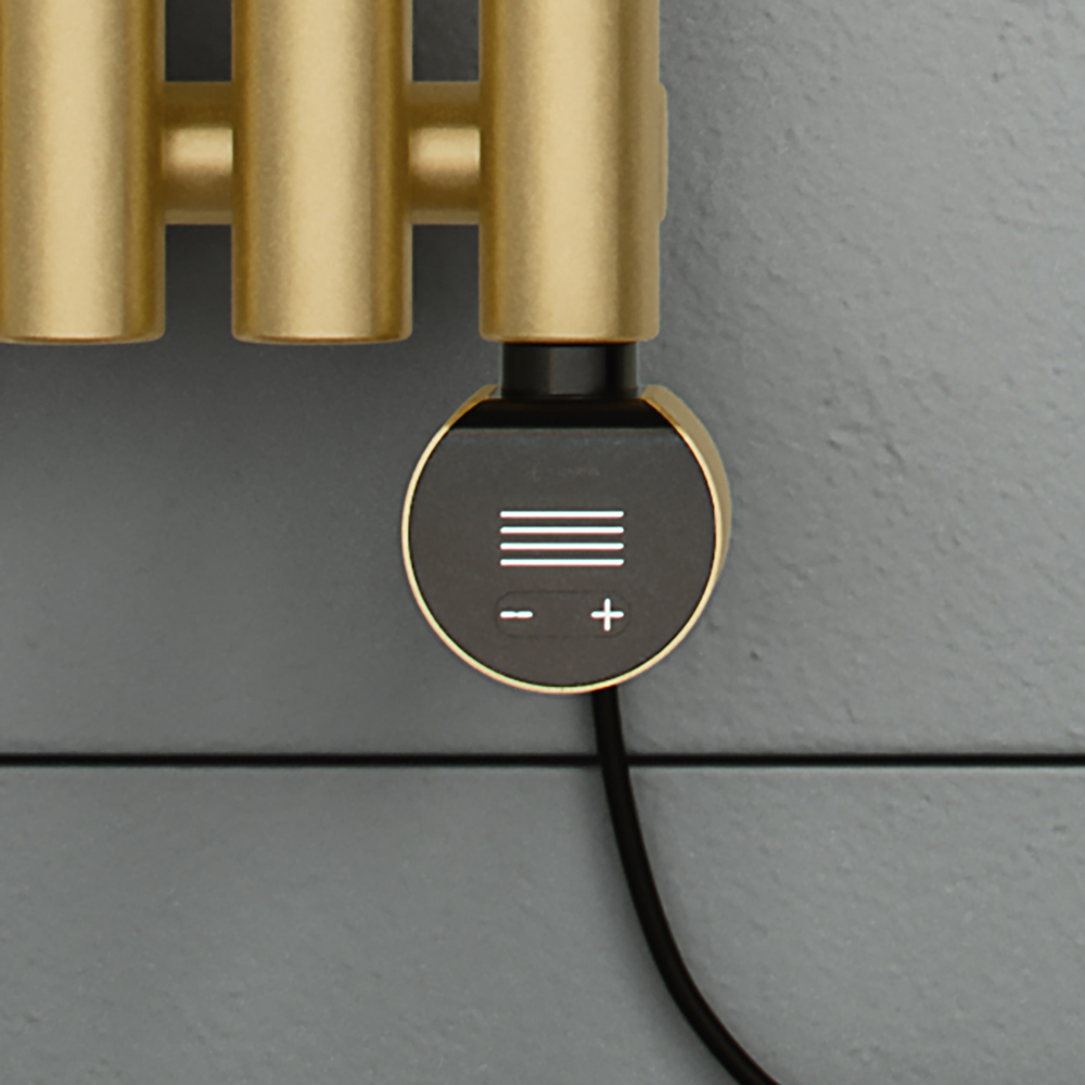 Terma VEO Smart Brass and Black Heating Element Image 2