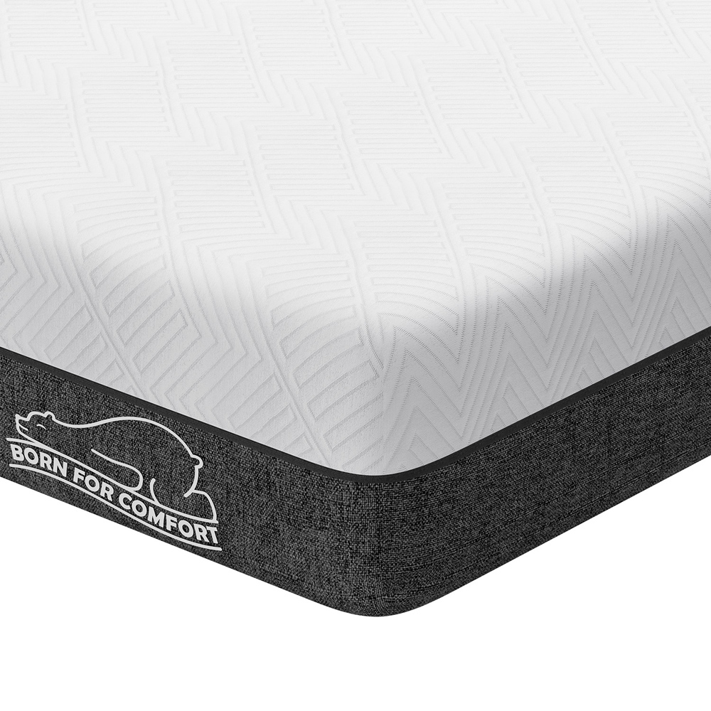 Rattrix Small Double Grey Gel Memory Foam Mattress 12 inch Image 3