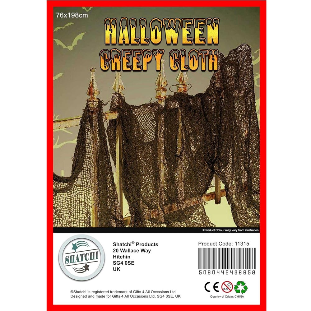 Shatchi Halloween Creepy Table Cloth Image 3