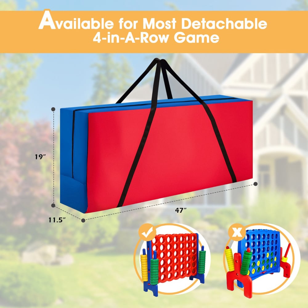 Costway Giant 4 in A Row Game Storage Bag Image 9
