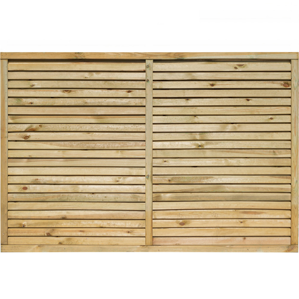 Rowlinson Cheshire Pressure Treated Contemporary Screen 6 x 4ft Image 1