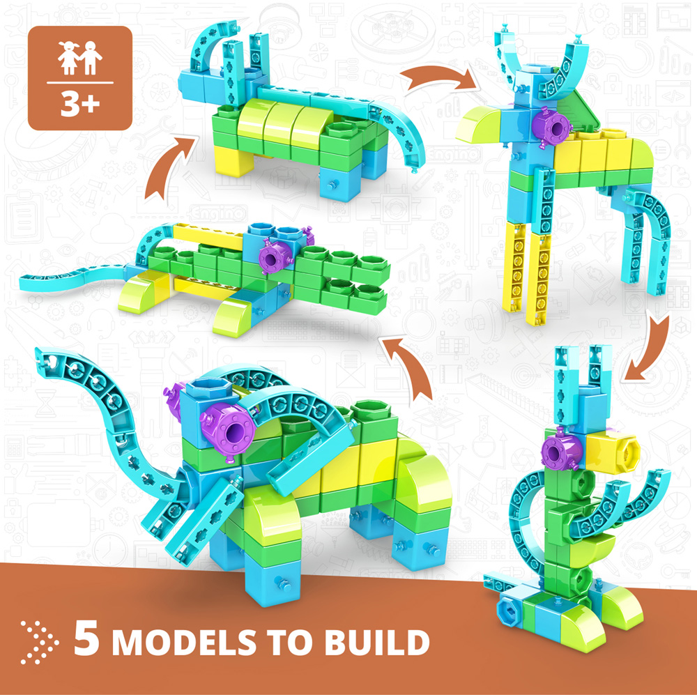 Engino Learning About Wild Animals Building Set Image 8