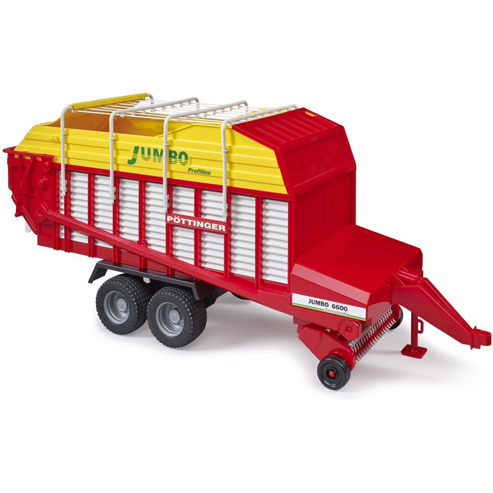 Bruder Kids Pottinger Jumbo 6600 Profiline Forage Trailer Playset Model Image 2