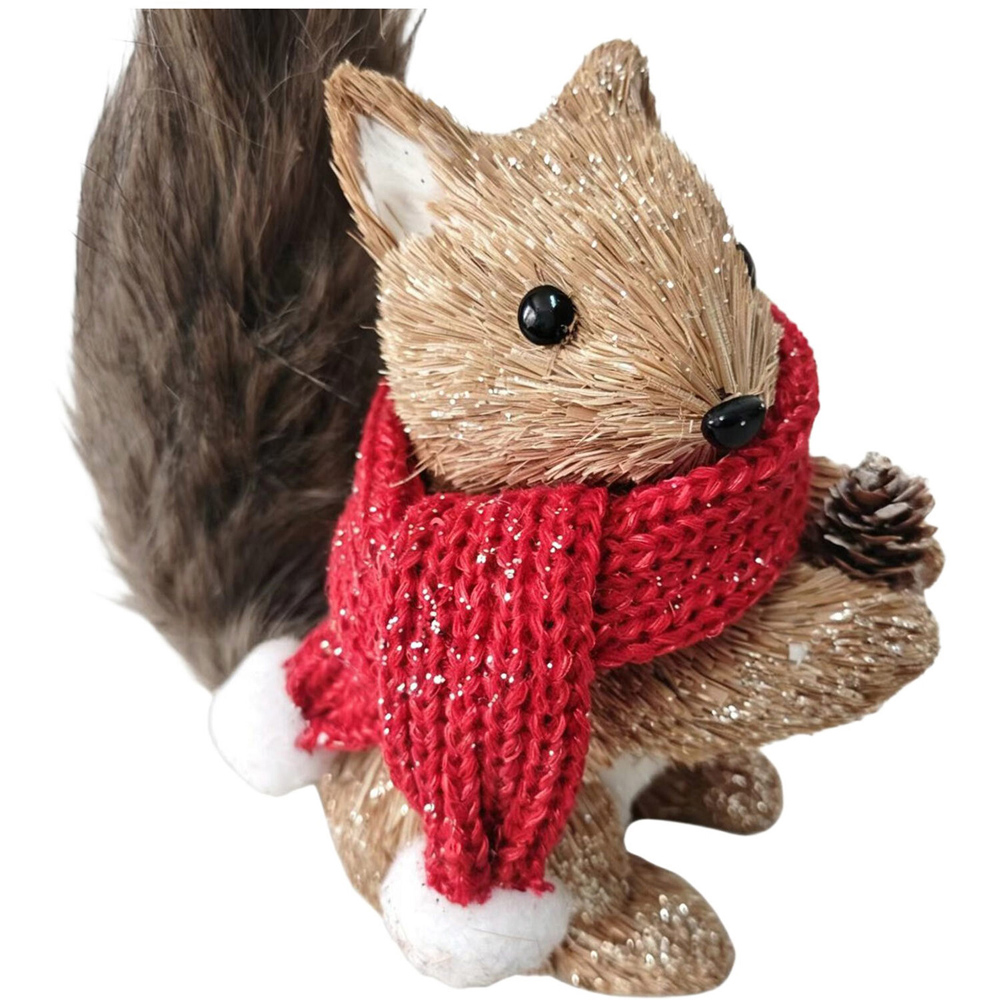 Festive Cosy Squirrel Decoration Image 2