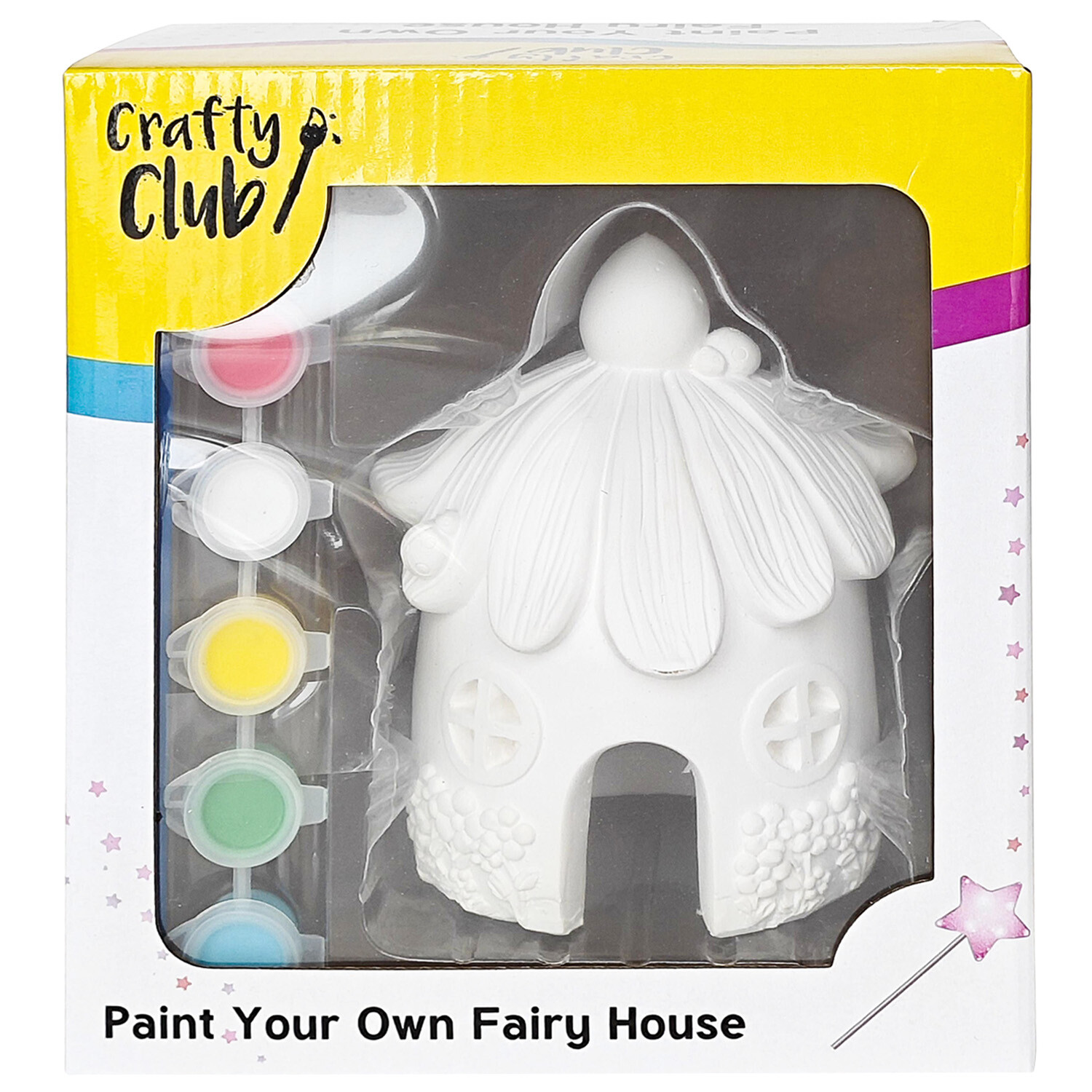 Paint Your Own Fairy House - White Image 1