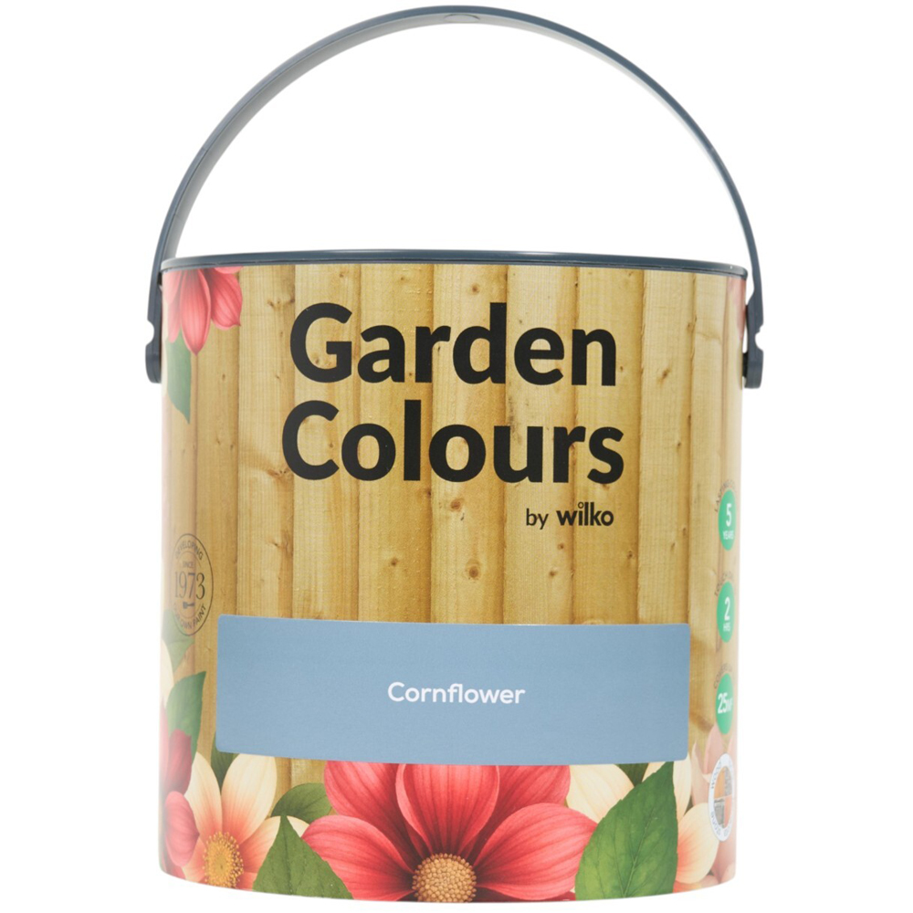 Wilko Garden Colours Cornflower Wood Paint 2.5L Image 12