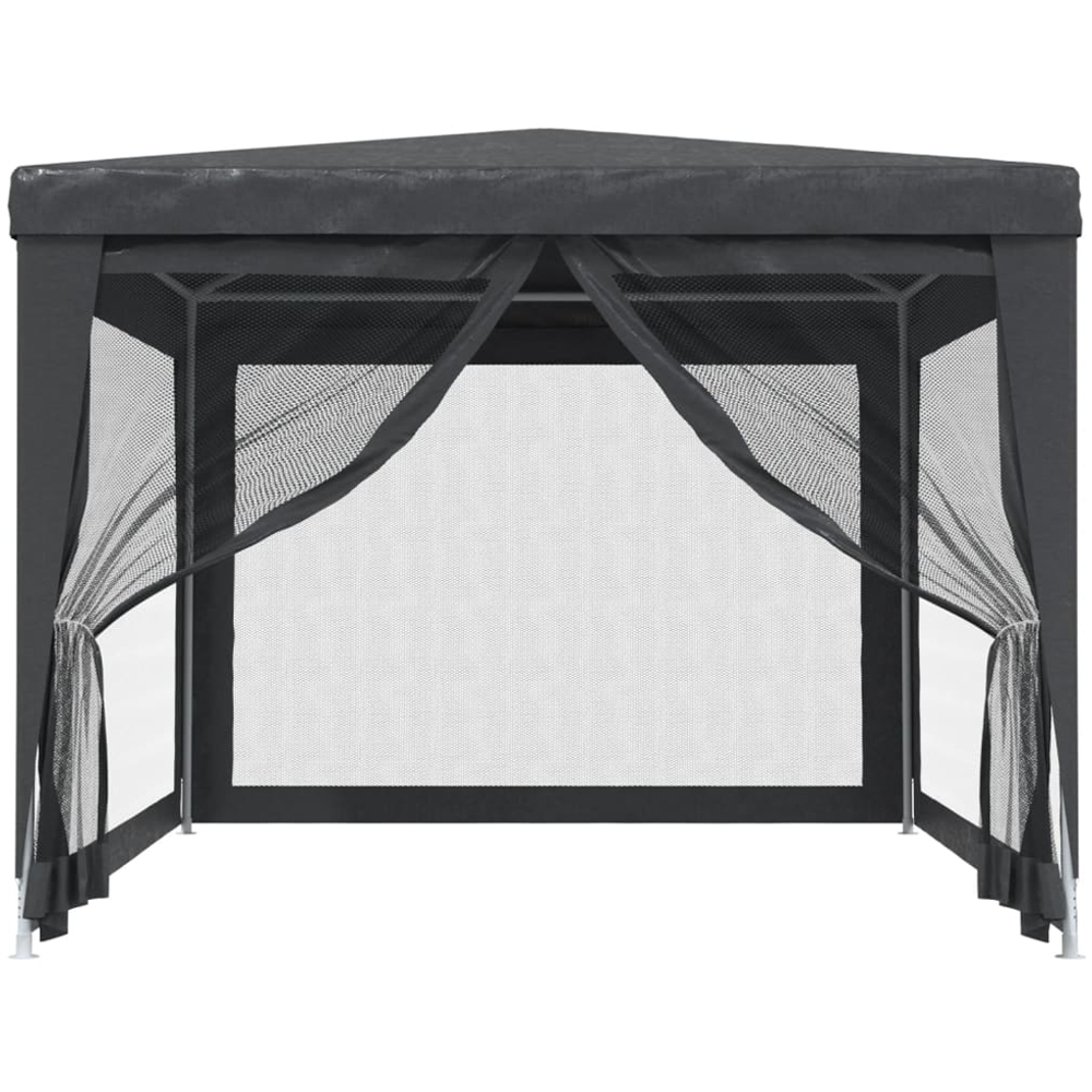 vidaXL 3 x 4m Anthracite Party Tent with 4 Mesh Sidewalls Image 3