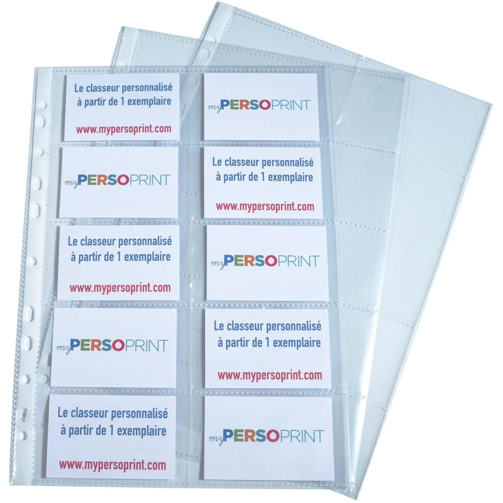 Exacompta Punch Crystal 10 PP Pocket 10 Pack Image 3