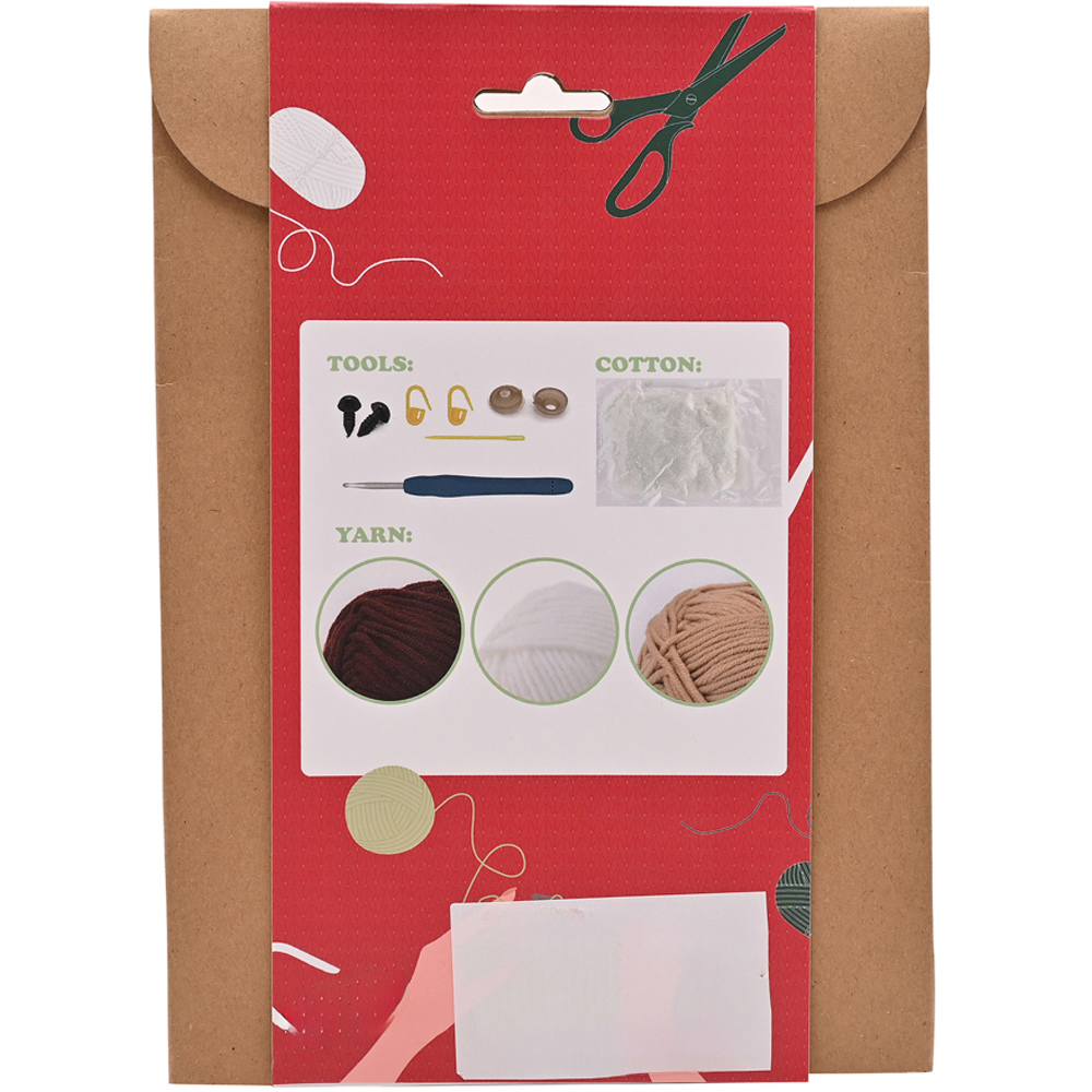 The Seasonal Gift Co Make Your Own Christmas Reindeer Crochet Kit Image 2