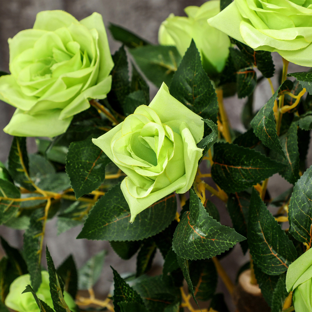 Portland Green Rose Artificial Tree in Pot 90cm 2 Pack Image 3