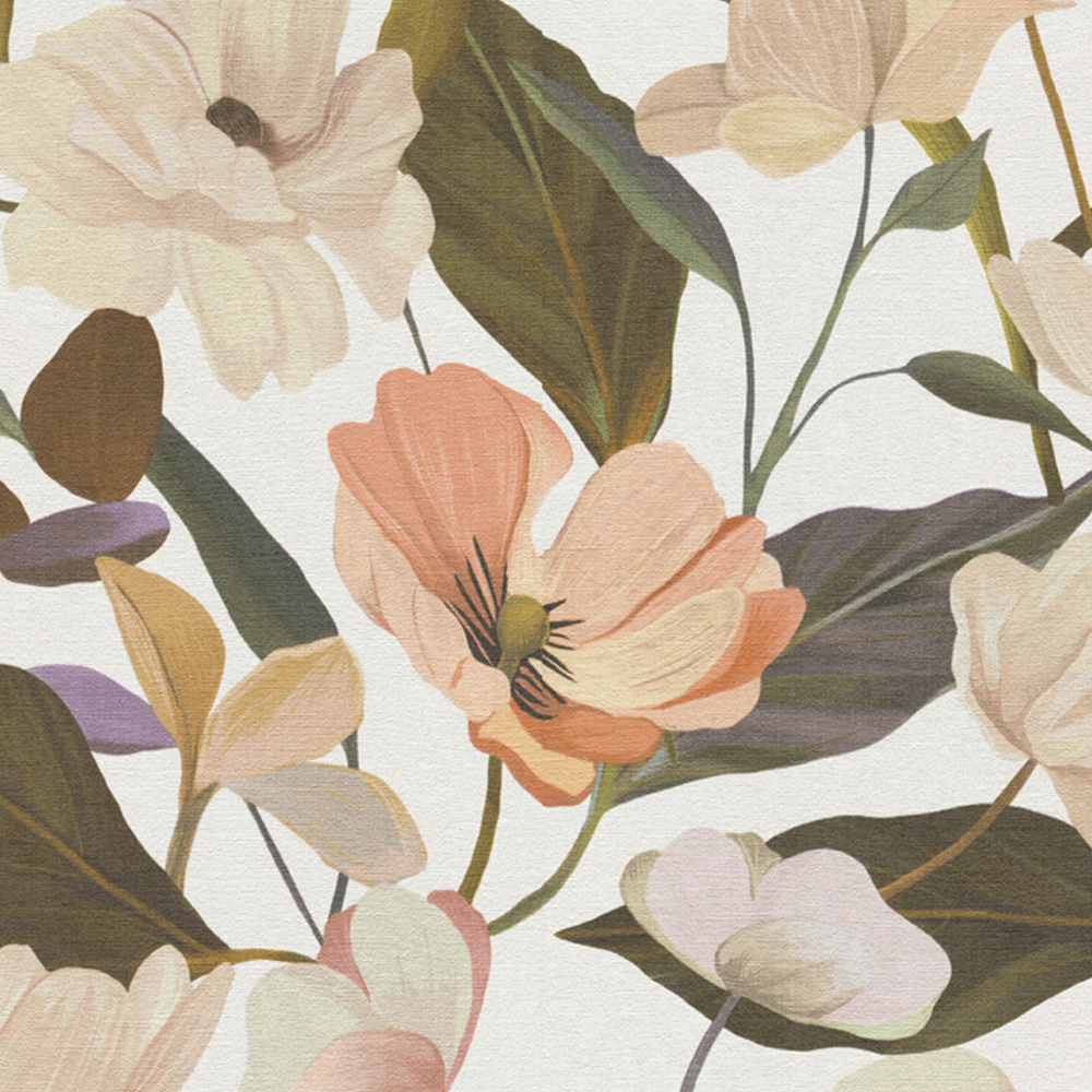 Erismann Fairy Blossom Apricot Wallpaper Image 1