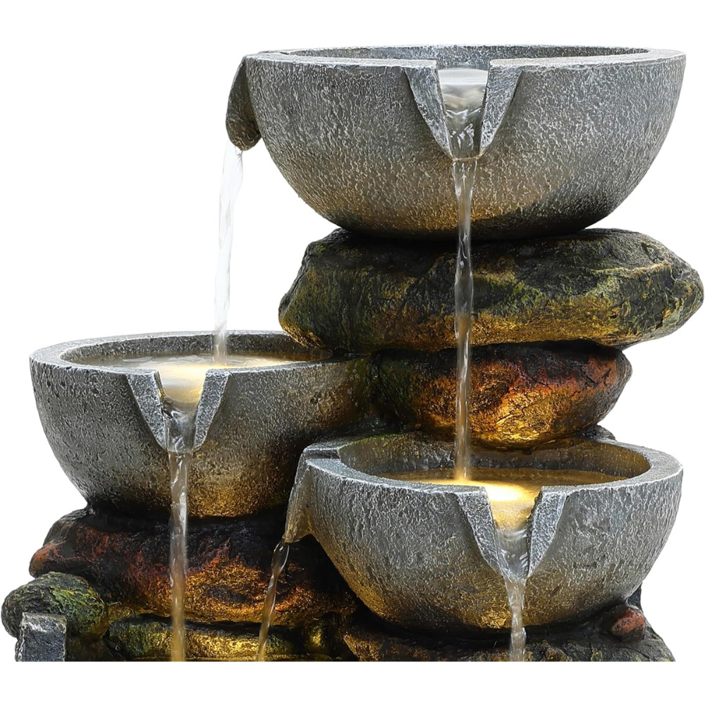 Serenity Cascading Slate LED Water Feature Image 5